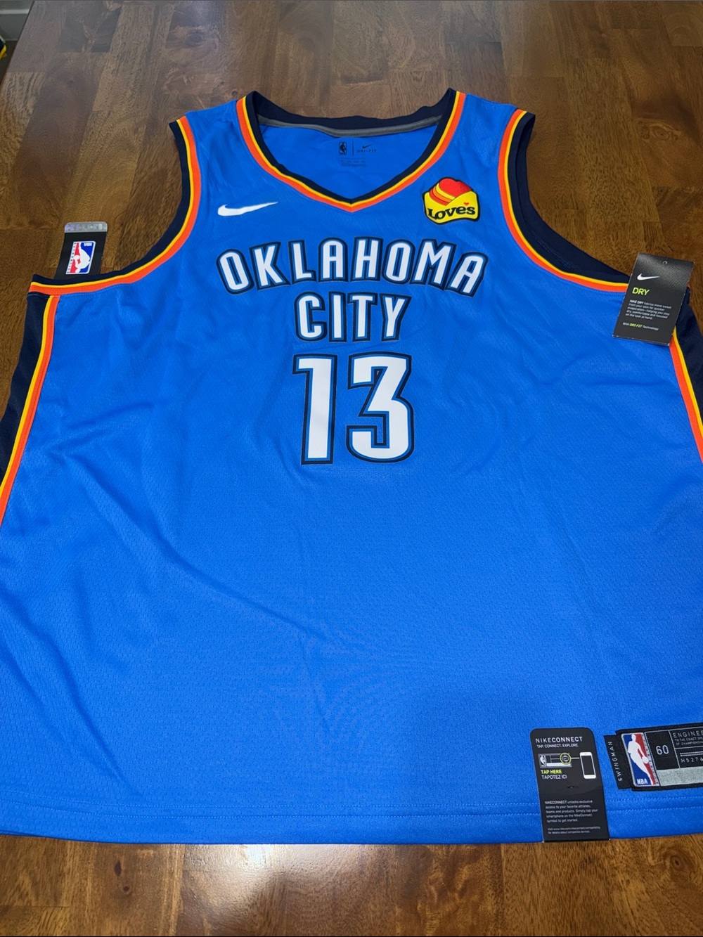 Nike Oklahoma City Thunder Blue #13 Paul George Jersey